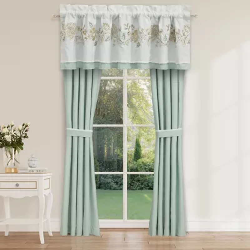 Royal Court Spring Social Rod Pocket Room Darkening Set of 2 Curtain Panel
