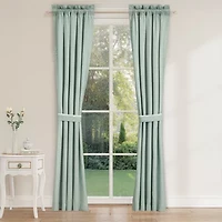 Royal Court Spring Social Rod Pocket Room Darkening Set of 2 Curtain Panel