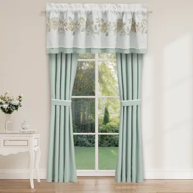 Royal Court Spring Social Rod Pocket Room Darkening Set of 2 Curtain Panel