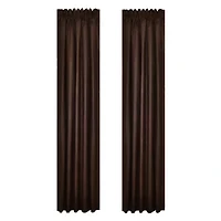 Queen Street Solstice Rod Pocket Room Darkening Set of 2 Curtain Panel
