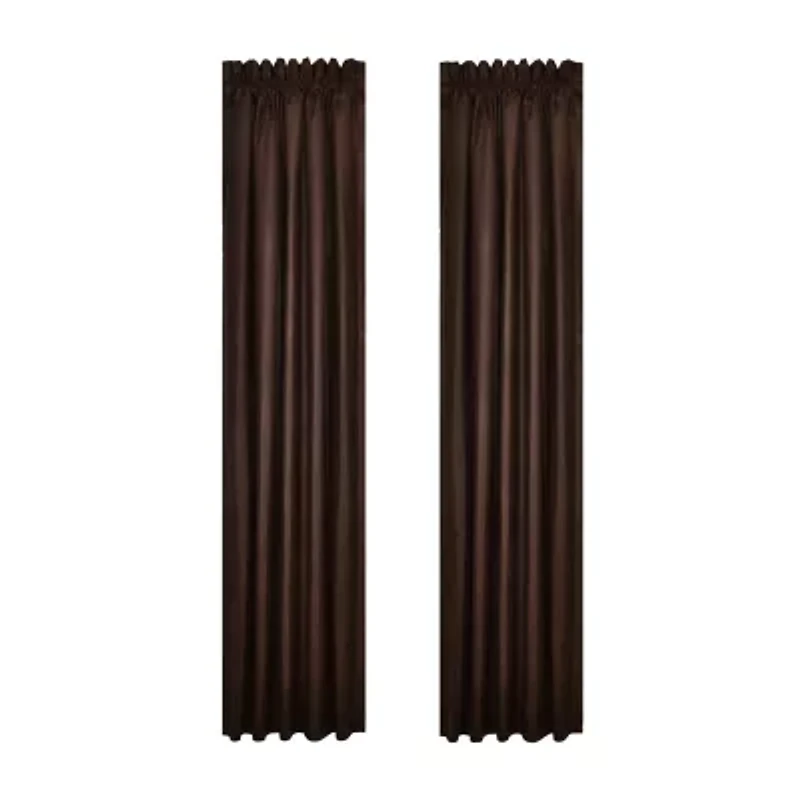 Queen Street Solstice Rod Pocket Room Darkening Set of 2 Curtain Panel