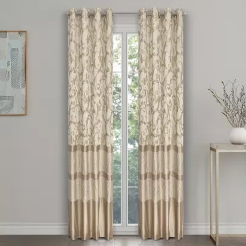 Royal Court Spectra Grommet Top Room Darkening Set of 2 Curtain Panel