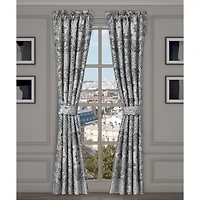 Royal Court Lisbon Rod Pocket Room Darkening Set of 2 Curtain Panel