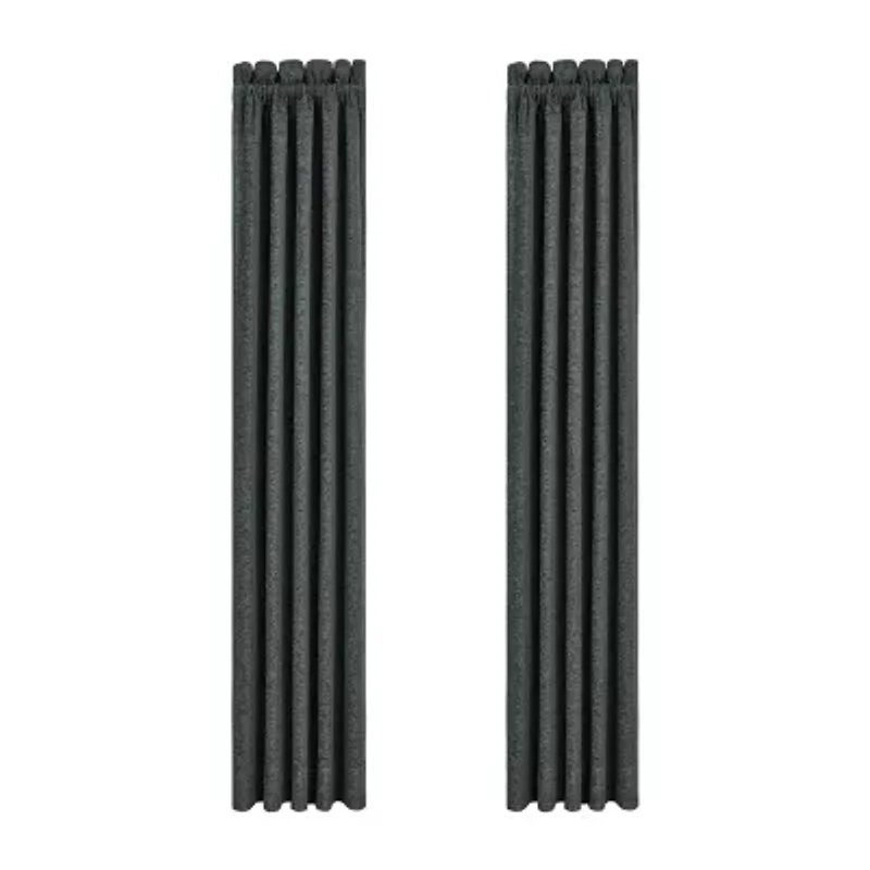 Queen Street Prairie Rod Pocket Room Darkening Set of 2 Curtain Panel