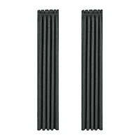 Queen Street Prairie Rod Pocket Room Darkening Set of 2 Curtain Panel