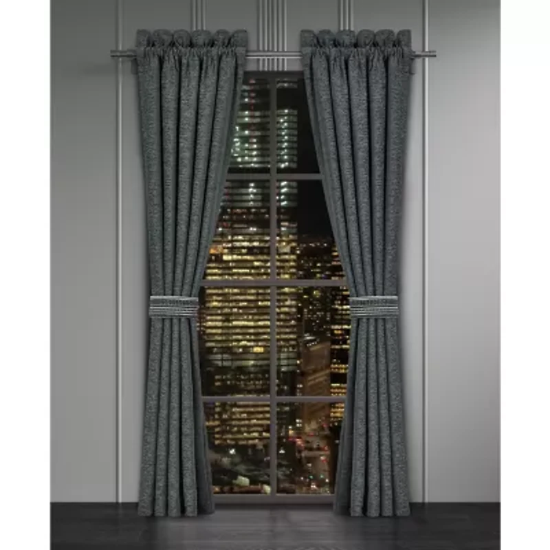 Queen Street Prairie Rod Pocket Room Darkening Set of 2 Curtain Panel
