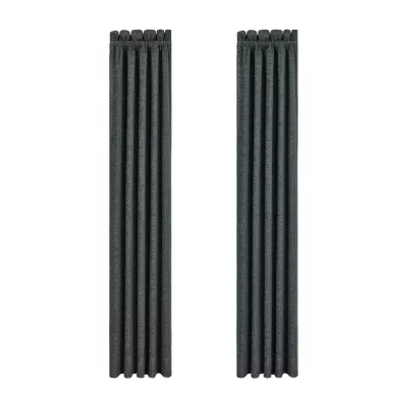 Queen Street Prairie Rod Pocket Room Darkening Set of 2 Curtain Panel