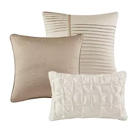 Madison Park Hayden 10-Piece Luxury Jacquard Comforter & Quilt Set