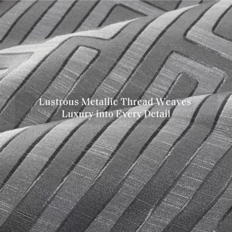 Madison Park Hayden 10-Piece Luxury Jacquard Comforter & Quilt Set