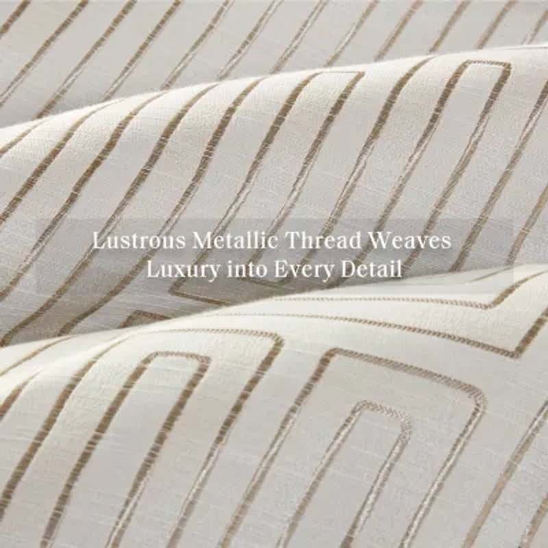 Madison Park Hayden 10-Piece Luxury Jacquard Comforter & Quilt Set