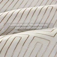 Madison Park Hayden 10-Piece Luxury Jacquard Comforter & Quilt Set