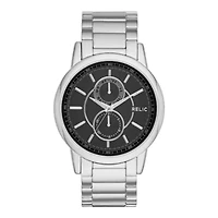 Relic® Adrien Mens Silver-Tone Strap Watch ZR15780