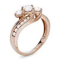 Love Lives Forever™ 1 CT.T.W. Natural Diamond 10K Yellow Gold Ring
