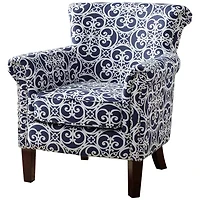 Madison Park Miri Navy Accent Chair