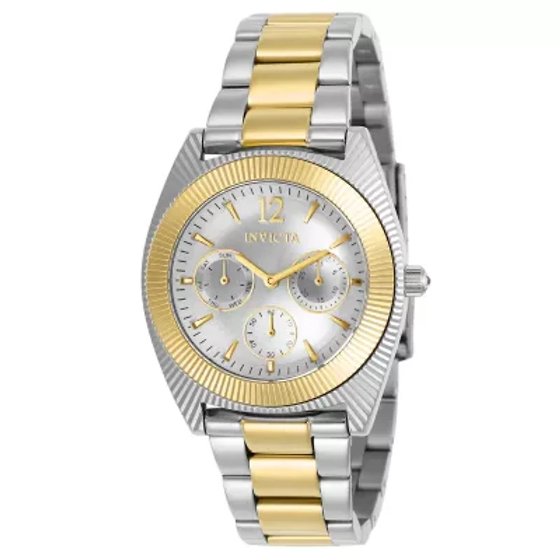 Invicta Angel Womens Two Tone Stainless Steel Bracelet Watch