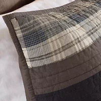 Woolrich Winter Plains 100% Cotton Oversized Quilt Mini Set
