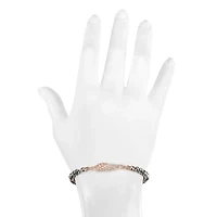 Bijoux Bar Delicates Angel Wing Womens Stretch Bracelet
