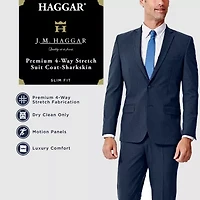 Haggar JMH Premium Mens Stretch Fabric Slim Fit Suit Jacket