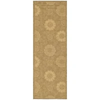 Safavieh Courtyard Collection Crystal Oriental Indoor/Outdoor Runner Rug