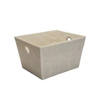 Kennedy International Beige Fabric Storage Box