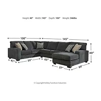 Signature Design by Ashley® Tracling 3-Piece Sectional