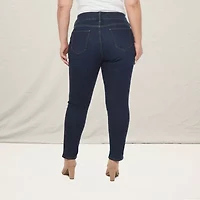 a.n.a Womens Stretch Fabric Skinny Fit Plus Jean