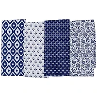 Design Imports Blue Market 4-pc. Dish Towel Set