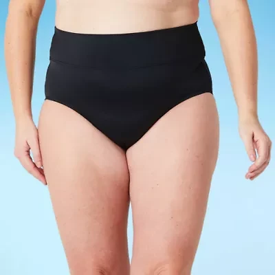 Trimshaper Womens Plus High Waist Bikini Swimsuit Bottom