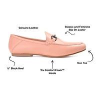 Journee Signature Giia Womens Moc Closed Toe Loafers