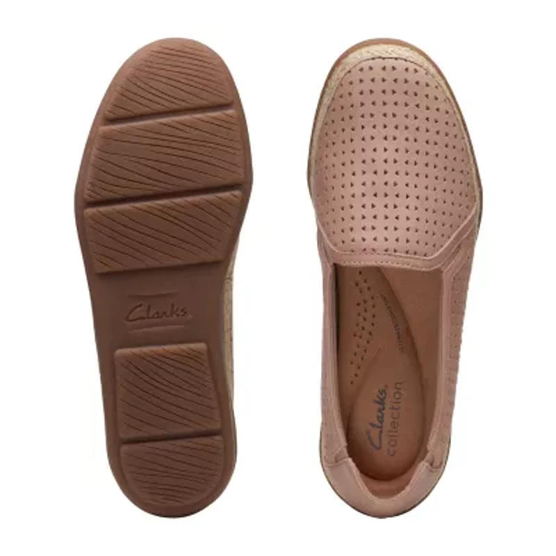 Clarks Elaina Ruby Womens Closed Toe Slip-On Shoe