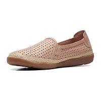 Clarks Elaina Ruby Womens Closed Toe Slip-On Shoe