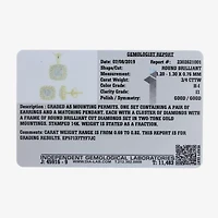 Diamond Blossom Womens 3/4 CT. T.W. Natural White Diamond 14K Gold 2-pc. Jewelry Set