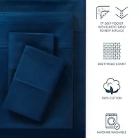 Blue Loom Lane 400tc Sheet Set