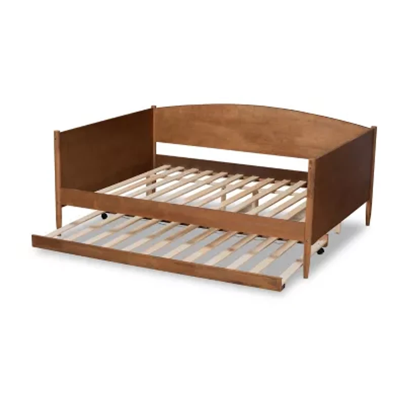 Veles Wooden Daybed with Trundle - Frame Only