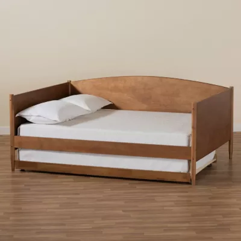 Veles Wooden Daybed with Trundle - Frame Only