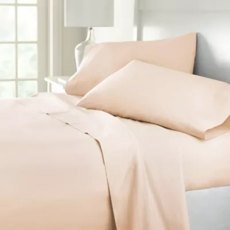 Home Expressions Cool and Crisp Cotton Percale Sheet Set