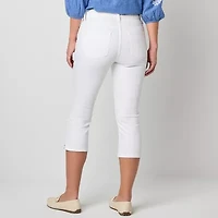 St. John's Bay Womens Tall Skinny Mid Rise Capri Pant