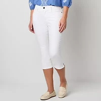 St. John's Bay Womens Tall Skinny Mid Rise Capri Pant