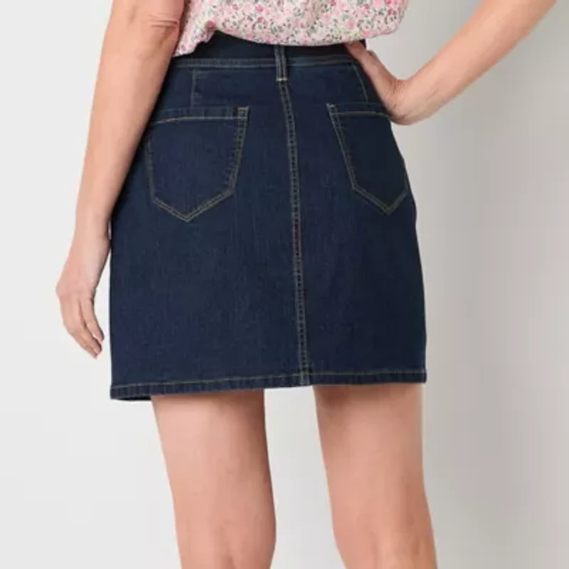 St. John's Bay Womens Mid Rise Tall Skort