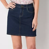 St. John's Bay Womens Mid Rise Tall Skort