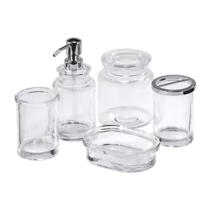Avanti Cali Glass Bathroom Canister