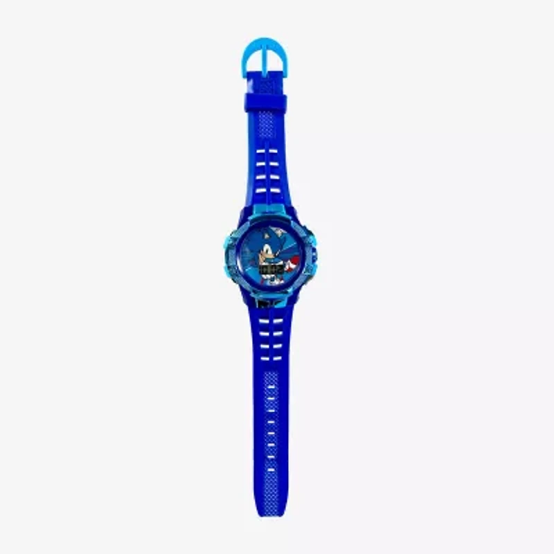 Sonic the Hedgehog Boys Blue Strap Watch Snc4415mjc