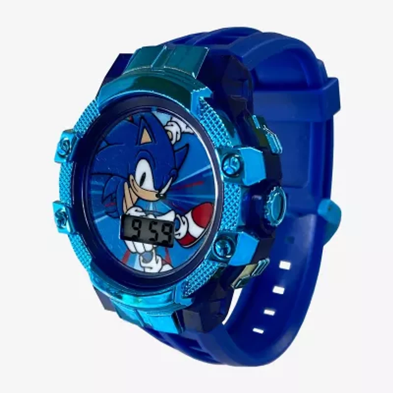Sonic the Hedgehog Boys Blue Strap Watch Snc4415mjc