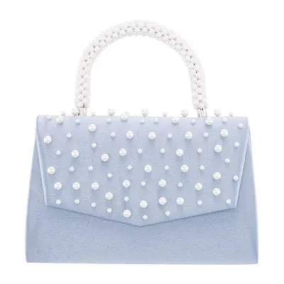 N By Nina Pearl Flap Satchel Evening Bag