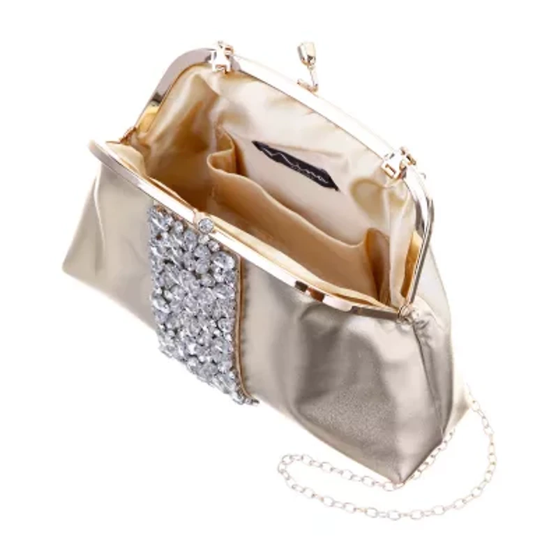 N By Nina Crystal Frame Evening Bag