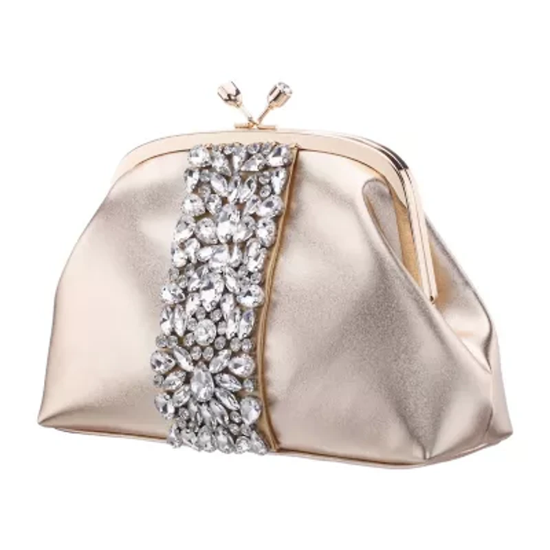 N By Nina Crystal Frame Evening Bag