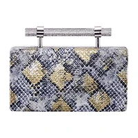 N By Nina Snake Minaudiere Evening Bag