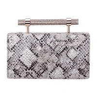 N By Nina Snake Minaudiere Evening Bag