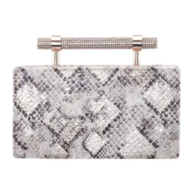 N By Nina Snake Minaudiere Evening Bag