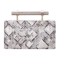 N By Nina Snake Minaudiere Evening Bag